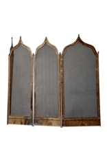 Maison Leon Van den Bogaert Rustic French Gothic Style Fireplace Screen