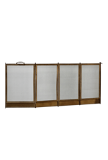 Maison Leon Van den Bogaert Fireplace Screen In Brass