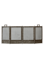 Maison Leon Van den Bogaert Fireplace Screen With Patina