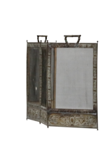 Maison Leon Van den Bogaert Fireplace Screen With Patina
