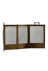 Maison Leon Van den Bogaert Fireplace Screen With Patina