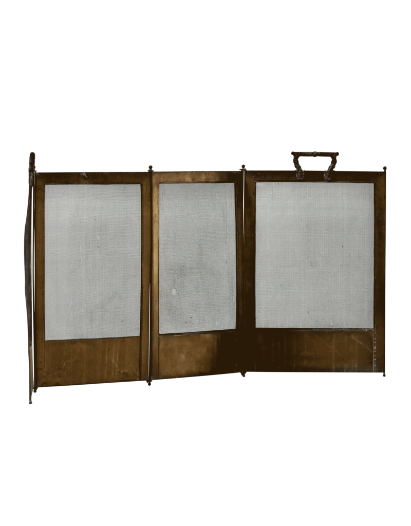 Maison Leon Van den Bogaert Fireplace Screen With Patina