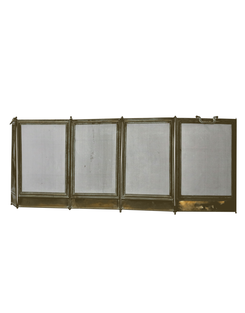 Maison Leon Van den Bogaert Decorative Fireplace Screen With Patina