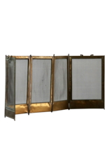 Maison Leon Van den Bogaert Decorative Fireplace Screen With Patina