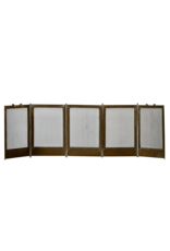 Maison Leon Van den Bogaert Decorative Fireplace Screen With Patina