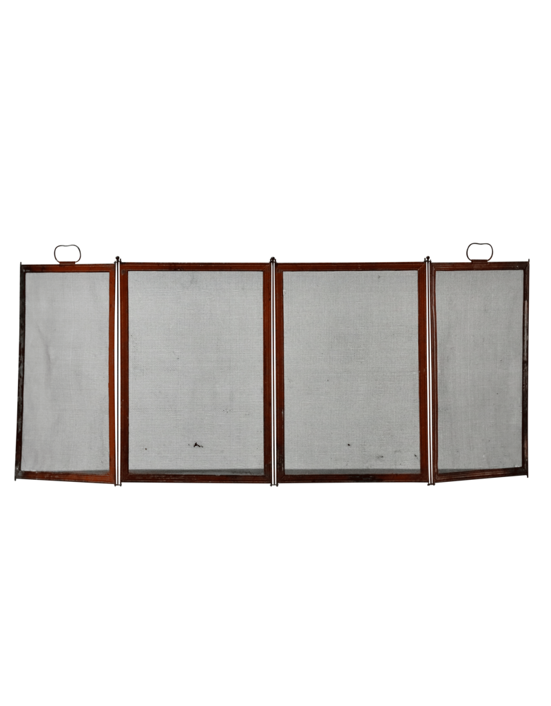 Maison Leon Van den Bogaert Rustic Fireplace Screen