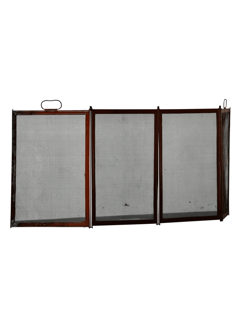 Maison Leon Van den Bogaert Rustic Fireplace Screen