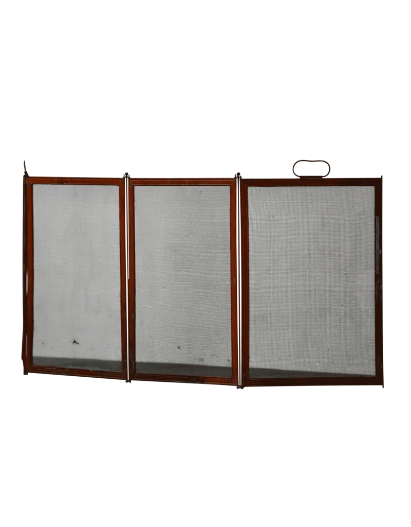 Maison Leon Van den Bogaert Rustic Fireplace Screen