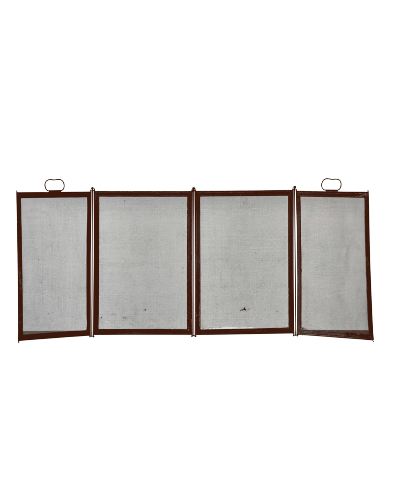 Maison Leon Van den Bogaert Rustic Fireplace Screen
