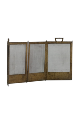 Maison Leon Van den Bogaert Messing haardscherm — 51 cm hoog