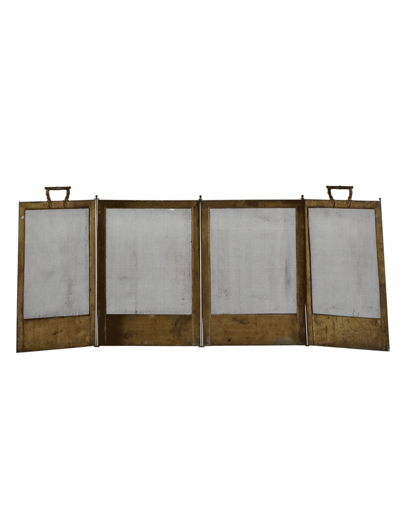 Maison Leon Van den Bogaert Messing haardscherm — 51 cm hoog