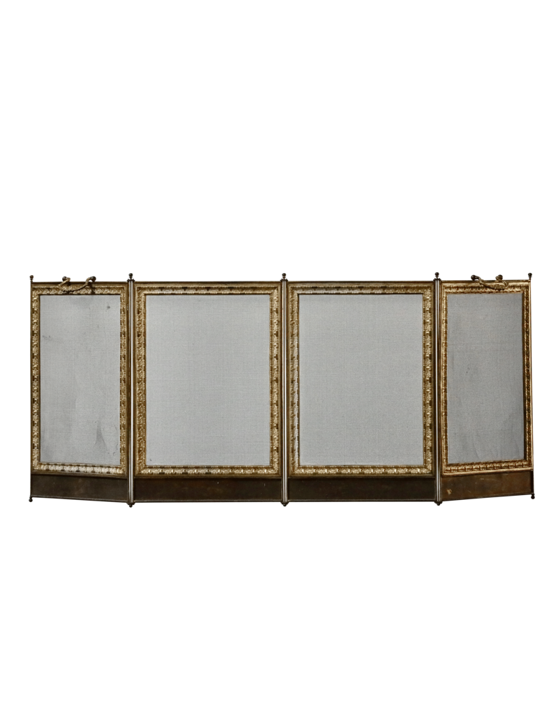 Maison Leon Van den Bogaert Messing haardscherm — 50 cm hoog