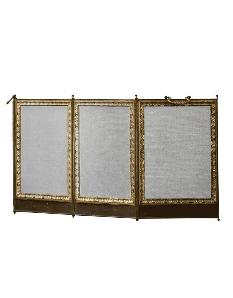 Maison Leon Van den Bogaert Messing haardscherm — 50 cm hoog