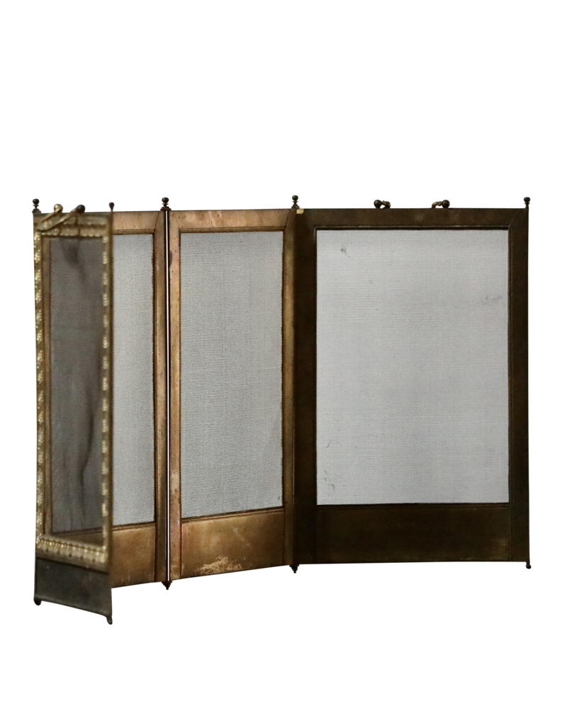 Maison Leon Van den Bogaert Messing haardscherm — 50 cm hoog