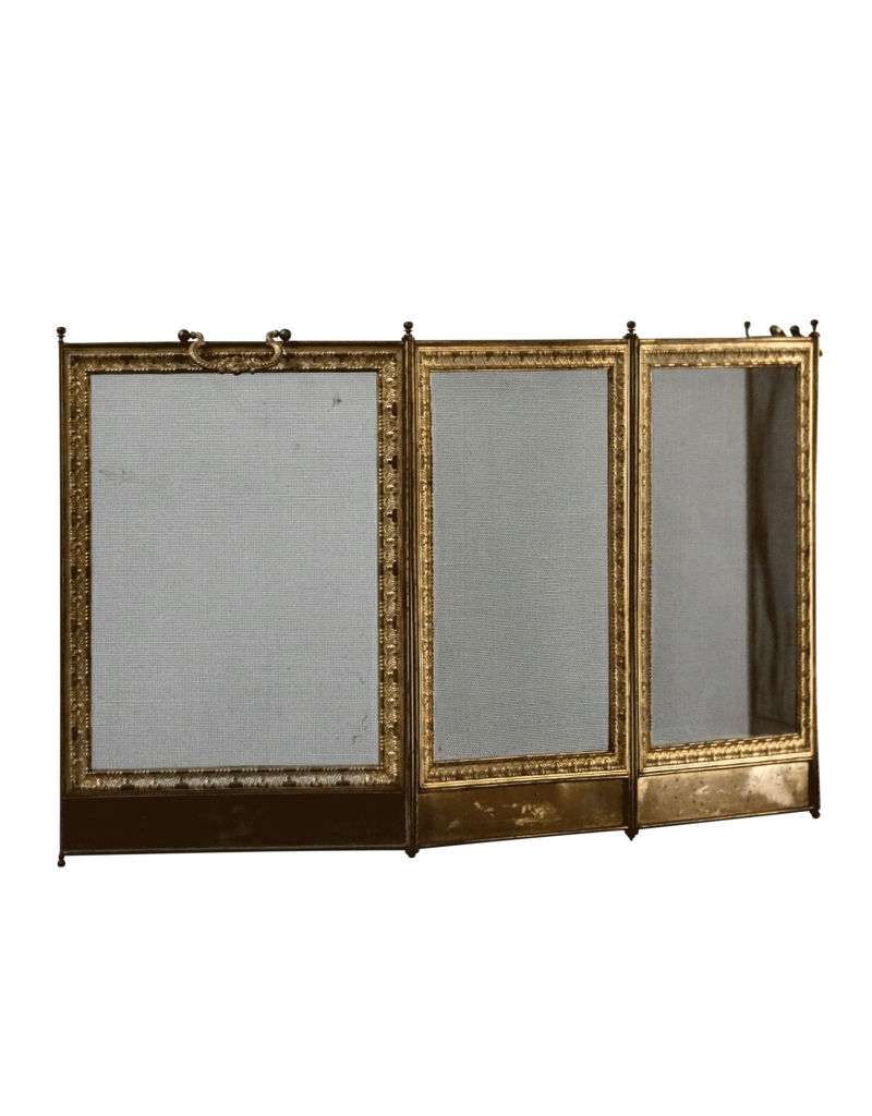Maison Leon Van den Bogaert Messing haardscherm — 50 cm hoog