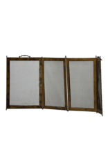 Maison Leon Van den Bogaert Elegant 19th Century Fireplace Screen