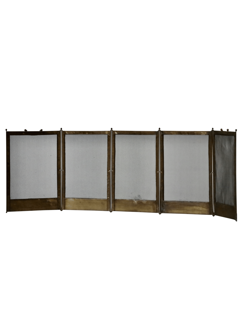 Maison Leon Van den Bogaert Elegant French Fireplace Screen