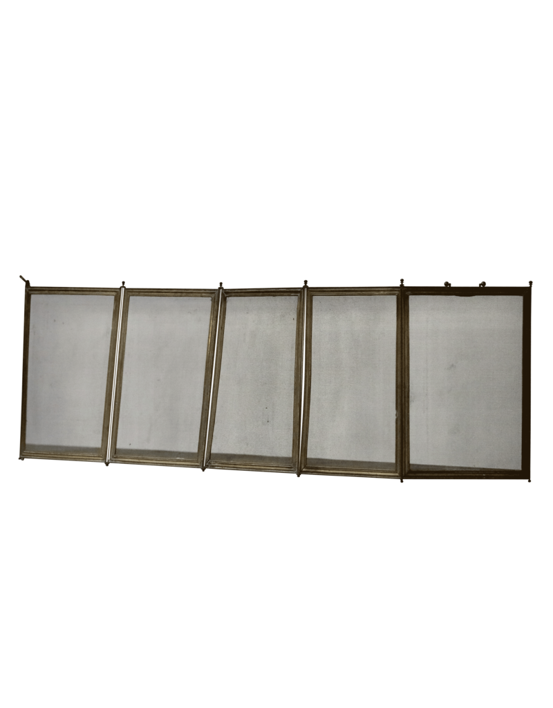 Maison Leon Van den Bogaert Large Antique French Fireplace Screen