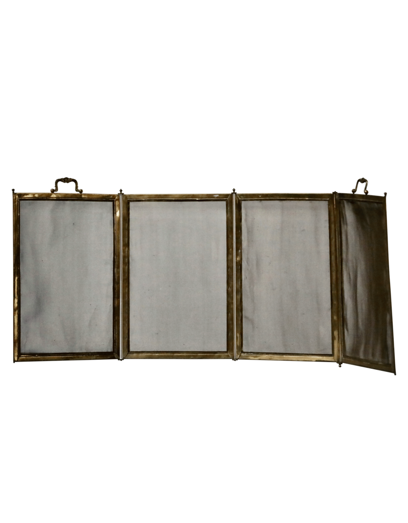 French Naif Fireplace Screen