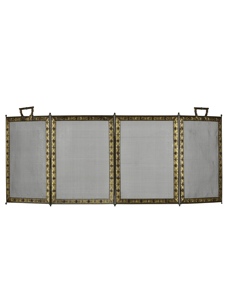 Maison Leon Van den Bogaert Classic French Antique Fireplace Screen