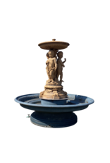 Maison Leon Van den Bogaert Monumentaler Zentralbrunnen aus Gusseisen