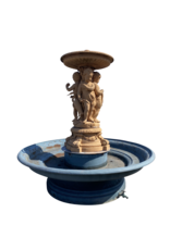 Maison Leon Van den Bogaert Monumental Cast Iron Fountain