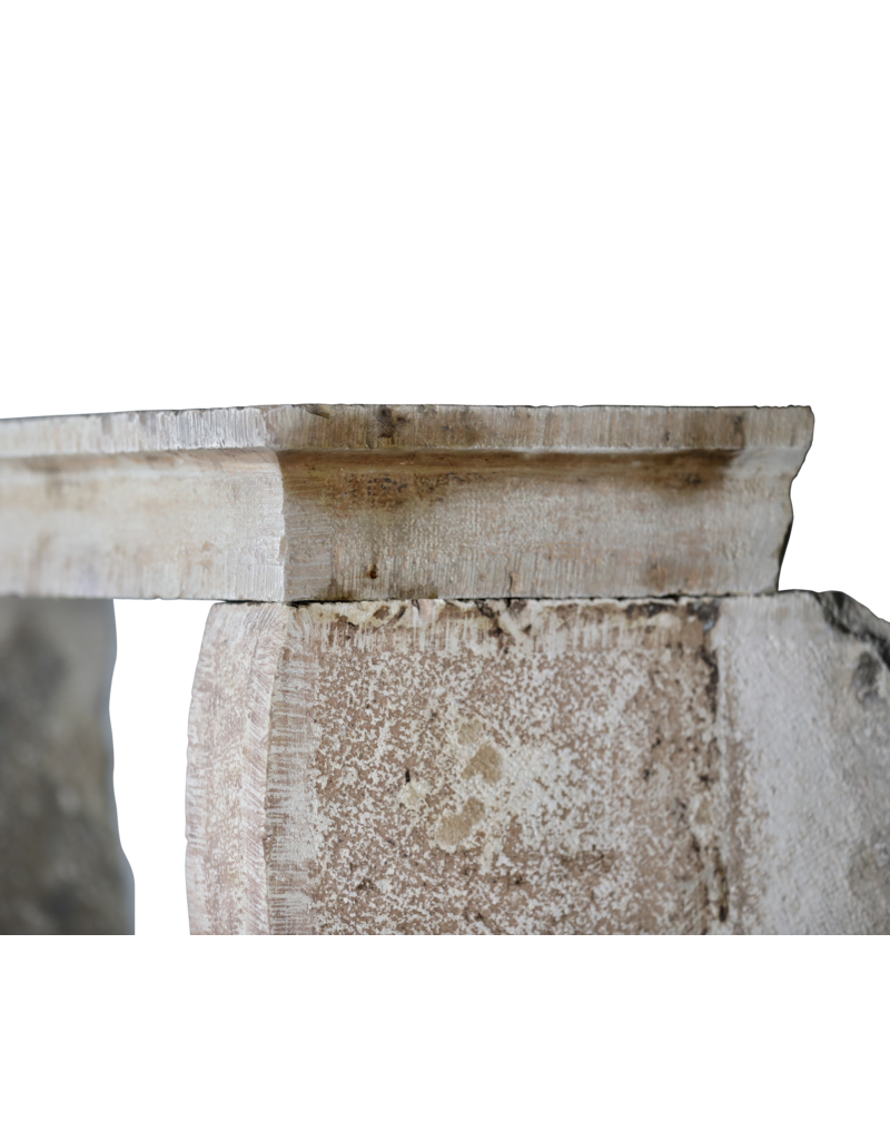 Maison Leon Van den Bogaert Wabi-Sabi Fit Stone Fireplace Surround
