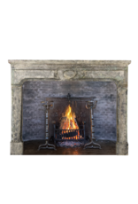 French Rustic Fireplace Mantle With Patina