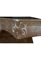 French Regency Stone Fireplace Mantle