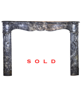 Maison Leon Van den Bogaert Chique Antique Marble Fireplace Surround