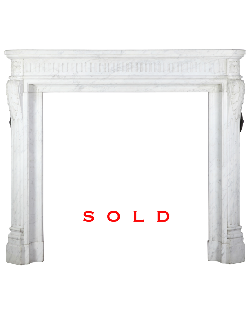Louis XVI Period French Classic Antique Fireplace Surround
