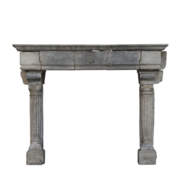 Maison Leon Van den Bogaert Strong Feudal Antique Fireplace Surround