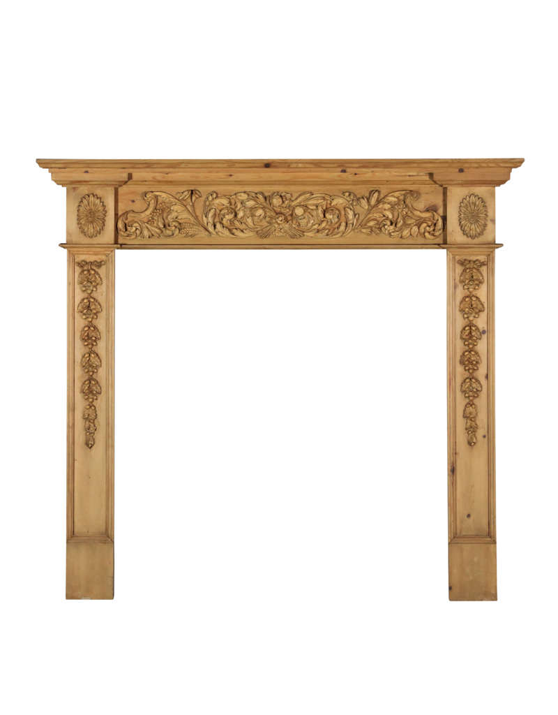 Fine English Pine Fireplace Surround