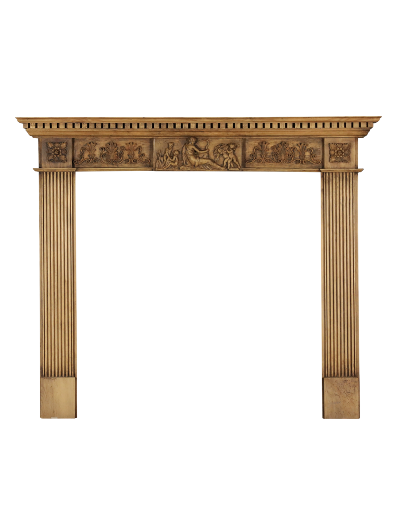 Fine English Pine Fireplace Surround