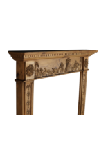 Maison Leon Van den Bogaert Delicate Engelse Sierschouw Mantel In Grenen Hout.