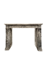 Original Limestone Fireplace Surround