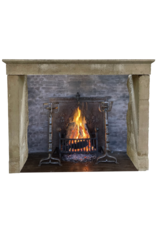 Maison Leon Van den Bogaert Manto De Chimenea De Piedra Caliza Rústica