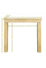 Maison Leon Van den Bogaert Reclaimed Stone Fireplace Mantel