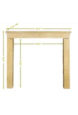Reclaimed Stone Fireplace Mantel