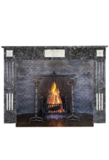 Elegant Belgian Marble Fireplace