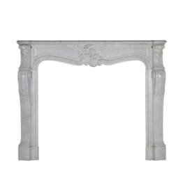 Classic Regency Style White Marble Fireplace