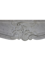 Classic Regency Style White Marble Fireplace