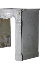 Maison Leon Van den Bogaert Klassieke Witte Marmeren Sierschouw In Regency-Stijl