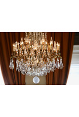 Grand Bicolor Crystal Chandelier