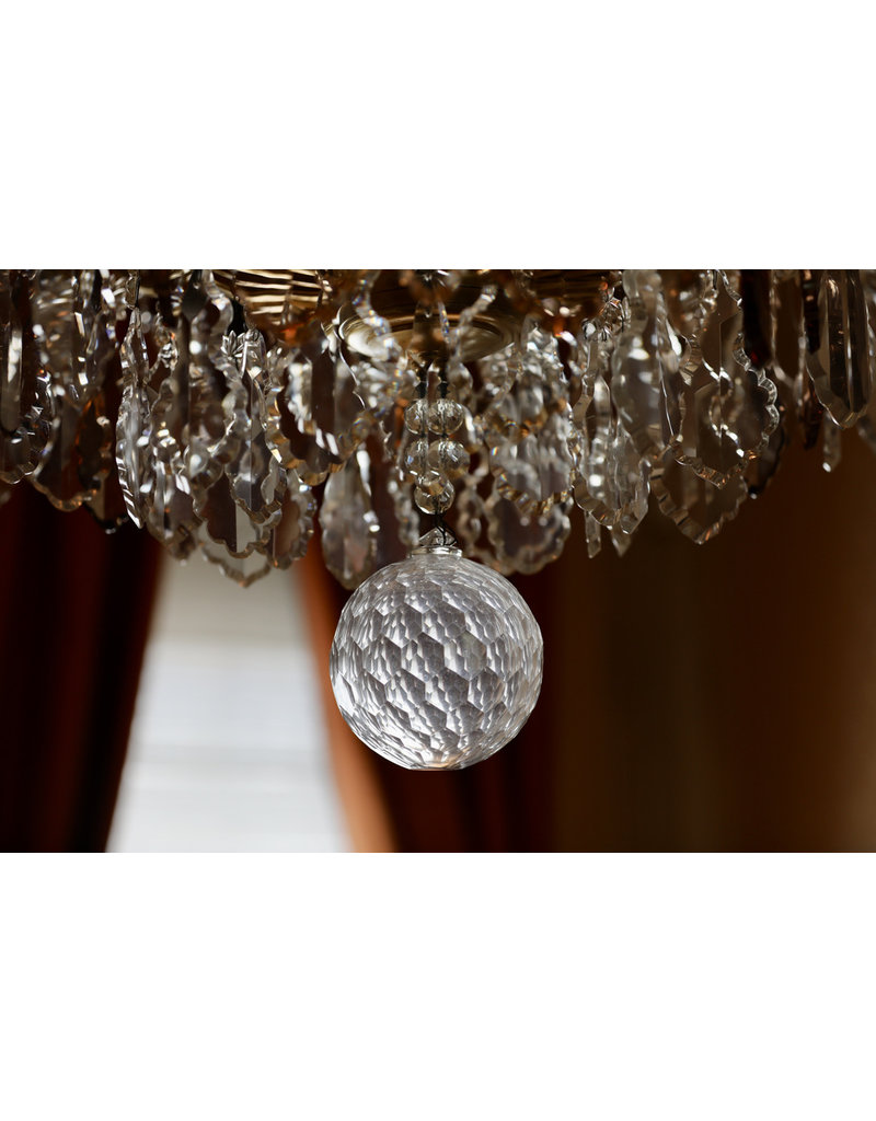 Grand Bicolor Crystal Chandelier