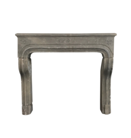 Rustic Grez-Limestone Fireplace Mantle