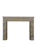 Classic And Rustic Limestone Fireplace Surround