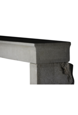 French Style Limestone Fireplace Surround