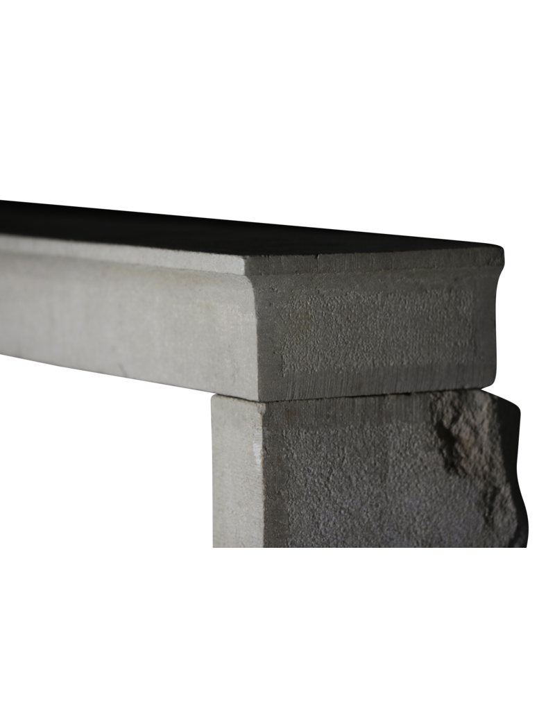 French Style Limestone Fireplace Surround