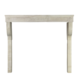 Maison Leon Van den Bogaert Elegante Grote Witte Kalkstenen Sierschouw